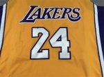 NBA 24 Kobe Bryant Lakers 60th Maillot jaune